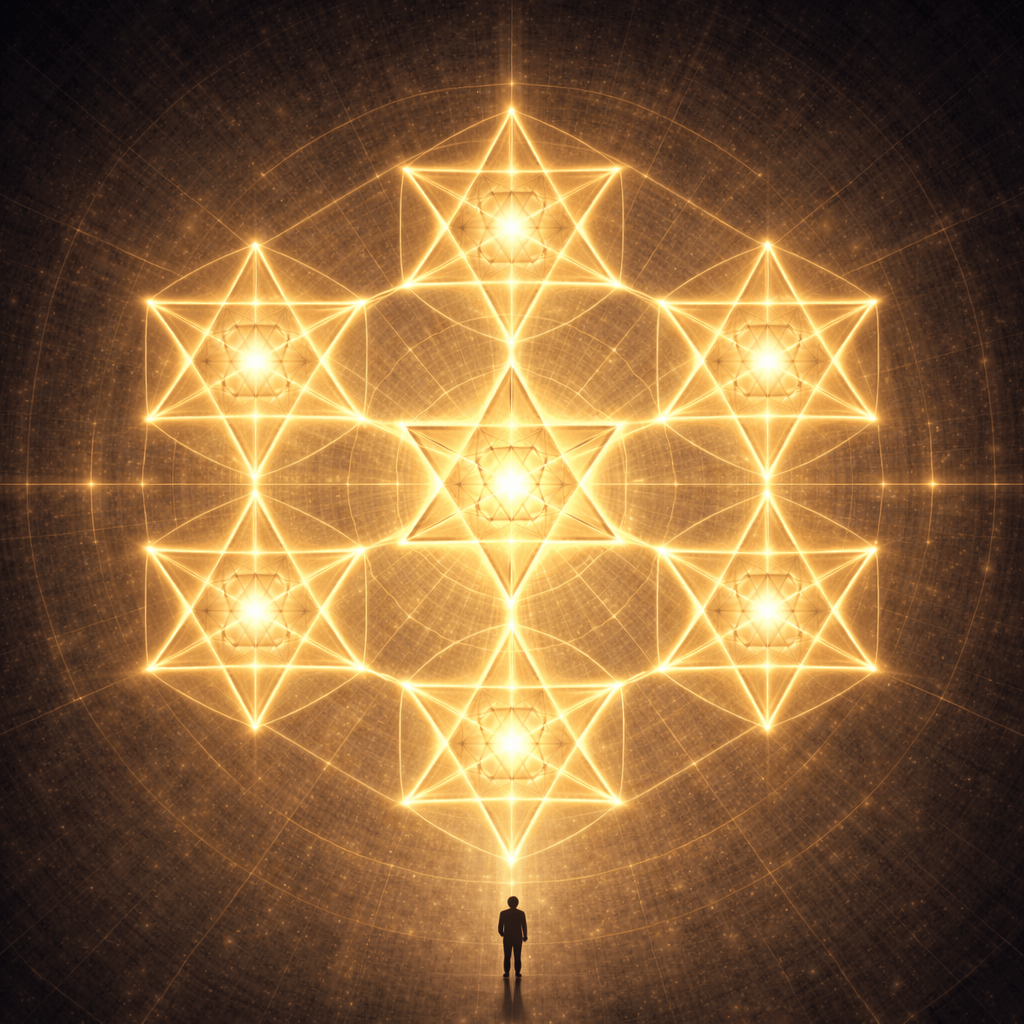 Codex LUX Grundstruktur 7 als funktionales Ordnungsprinzip mit Differenzierung, Zentrum und vollständiger Orientierung