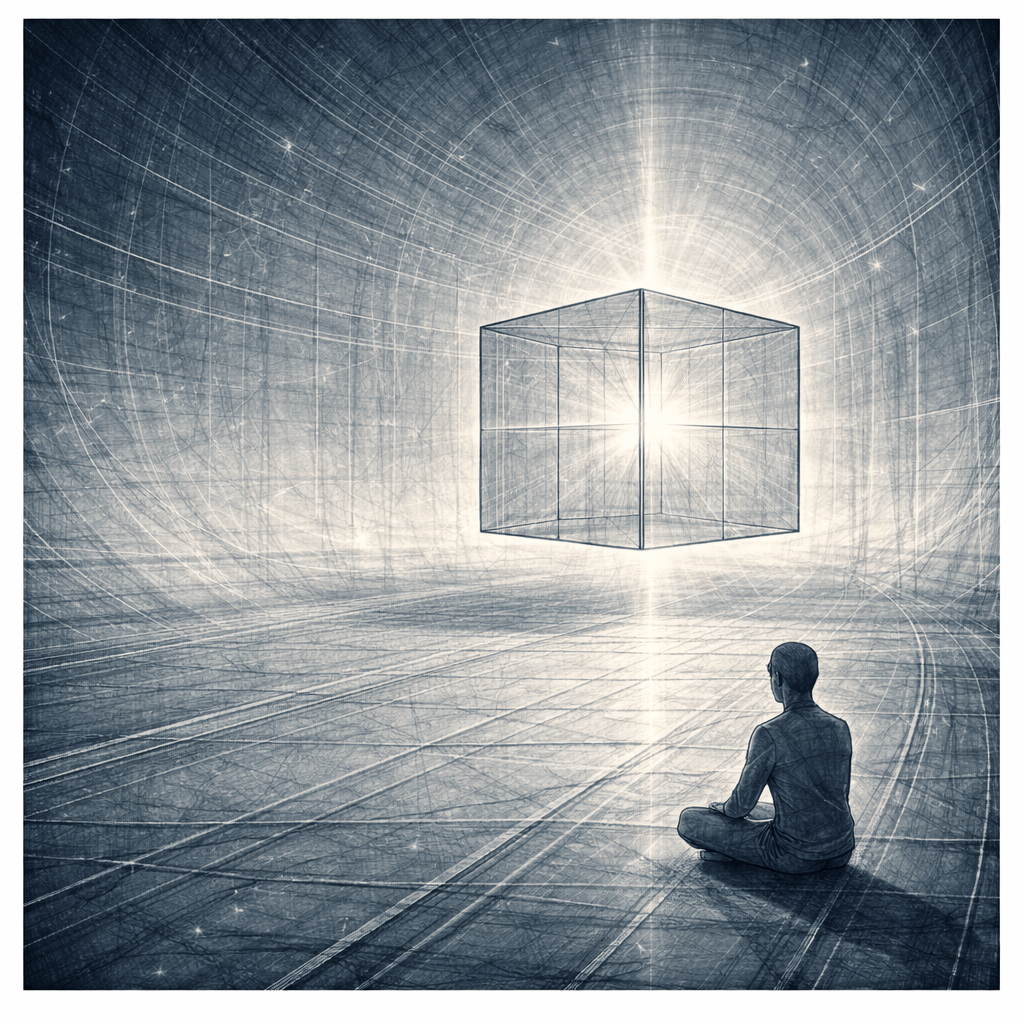 Merkaba Codex LUX Geometrisches Lichtsymbol für Klarheit ohne Manipulation im Codex LUX